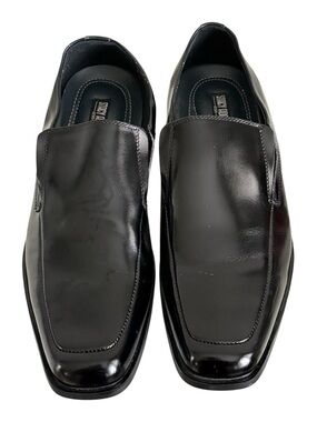 Stacy Adams Black Patent Slip-On Dress Loafers